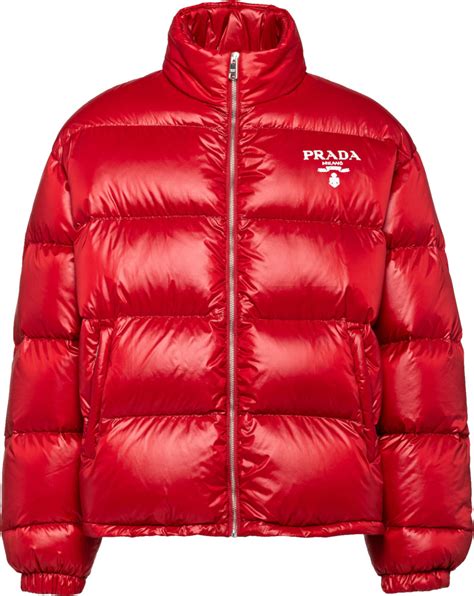 prada jacke glänzend|prada jacket.